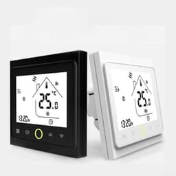 Slimme Vloerverwarming Thermostaat - Temperatuurregelaar WiFi - Comfortabel Huis - Dubbele Sensor Bediening - 16A Capaciteit - Zwart — thumbnail 4
