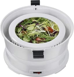 Elektrische Aardappelschiller - Groenteverwerker - Snel Maaltijden Bereiden - Automatische Slimme Aanpassing - 1 Kg Capaciteit - Wit — thumbnail 3