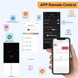 Slimme Radiatorthermostaat - TRV Klep - Energie Besparen - App en Voice Control - M30x1.5mm - Wit — thumbnail 4