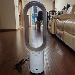 Bladloze Torenventilator - Ventilator zonder bladen - Ruimte Koelen - Veilig voor huisdieren - 65 cm - Zilver — thumbnail 3