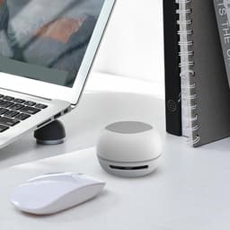 Bureaustofzuiger - Mini stofzuiger - Bureau schoonmaken - USB oplaadbaar - 8.5 cm breed - Wit — thumbnail 2