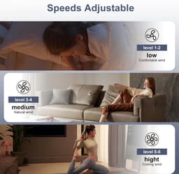 Plafondventilator van 50 cm met verlichting en afstandsbediening - Fandelier platte plafondventilator - 3000K-6500K dimbare inbouw LED-ventilatorlamp - bruin moderne plafondventilator met verlichting voor de slaapkamer — thumbnail 2