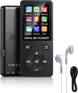 MP3 Speler 64GB - Bluetooth 5.0 - 1.8-inch LCD Scherm - Ondersteunt tot 128GB - m-winkel — thumbnail 1