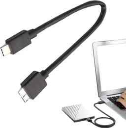 Draagbare Harde Schijf - Extern Opslagapparaat - Bestanden Opslaan - Hoge Overdrachtssnelheid - 5 TB - Zwart — thumbnail 1