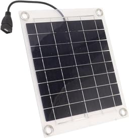 Draagbare Zonneventilator - Camping Ventilator - Buiten Koelen - App Bediening - 20x20x5 cm - Zoals Afgebeeld — thumbnail 1