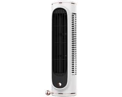 Bladloze Torenventilator - Draagbare Circulator - Ruimte Koelen - Stille Luchtstroom - 14.4x10x14.4 cm - Wit