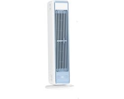Novendo Goods - Kleine torenventilator bladloos met luchtkoeling - Stille ventilator met sterke luchtstroom voor kantoor en thuis - Draagbare aircooler - 38 cm hoog