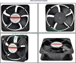 Centrifugaal Ventilator - Koelunit - Industriële Koeling - 60W Vermogen - 220V - Zwart — thumbnail 2