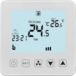 Slimme thermostaat - App regeling - Comfort regelen - Energiebesparing - 7 dagen programmering - Wit — thumbnail 1