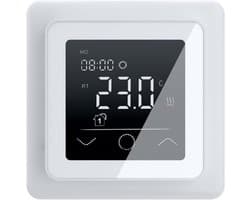 Digitale Touchscreen Thermostaat voor Elektrische Vloerverwarming - Programmeerbaar en Energiezuinig