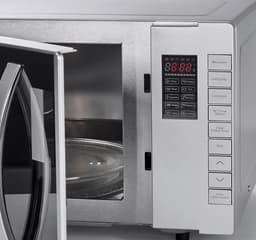 Grill Magnetron - Combinatie Oven - Snel Koken - 3 Functies - 23 Liter - Zilver — thumbnail 2