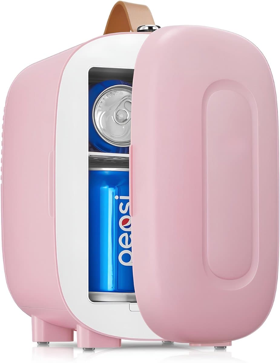 SP® Mini Koelkast - 5L Capaciteit - Minibar - Skincare Koelkast - Roze - 29cm x 20cm x 27cm — afbeelding 1