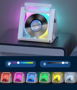 Multifunctionele CD Speler - Desktop Muziekspeler - Bluetooth 5.3 & FM Radio - Dubbele HiFi Luidsprekers - 5 EQ Effecten - 4000 mAh Oplaadbaar - USB/AUX - Draagbare CD Speler - Voor Slaapkamer & Kantoor & Buiten — thumbnail 4