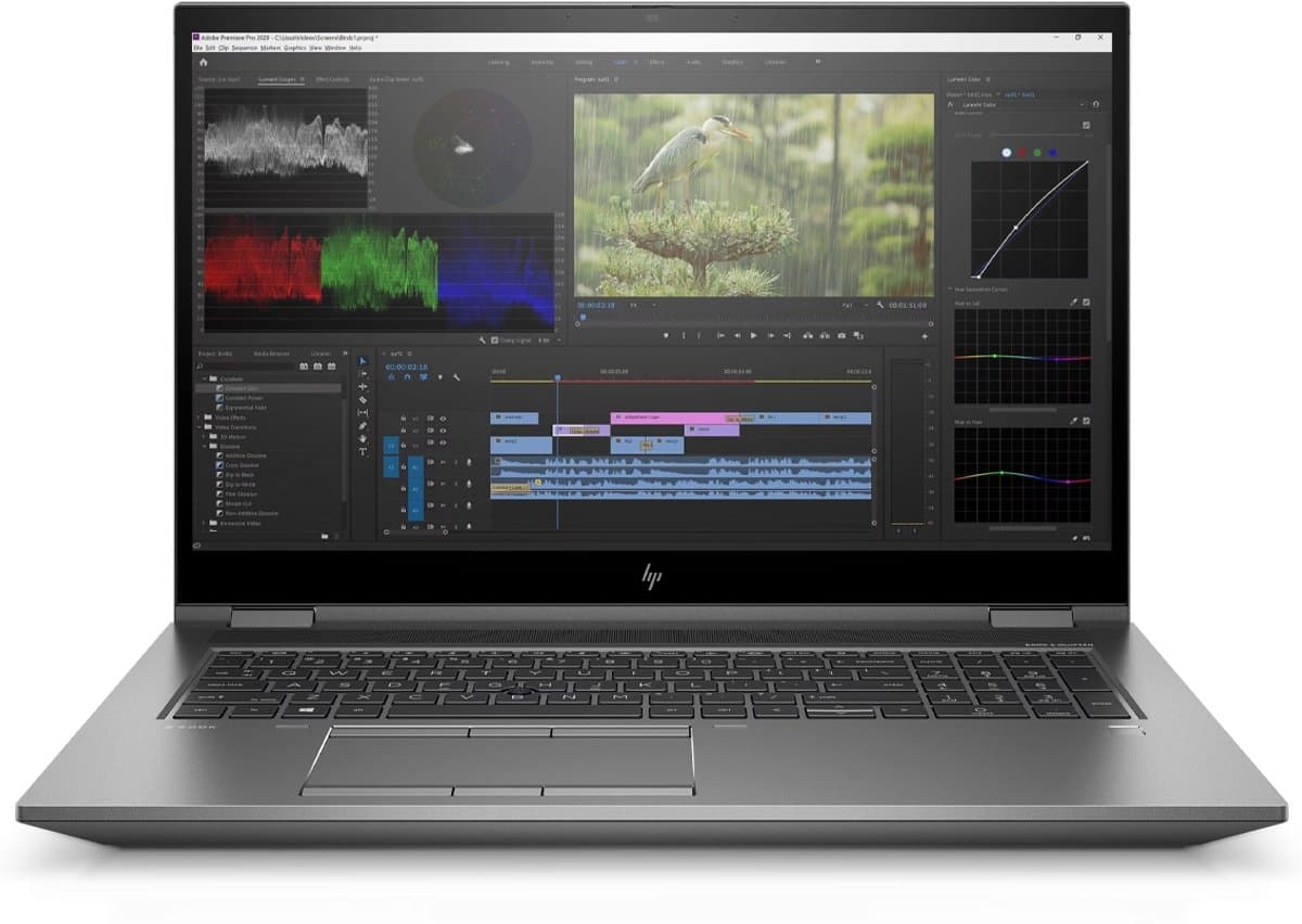 HP ZBook Fury 17 G8 | Intel Xeon | NVIDIA T1200 | 43.9 cm (17.3″) | 256 GB SSD | 64 GB | US | WiFi | Windows 11 Pro — afbeelding 1