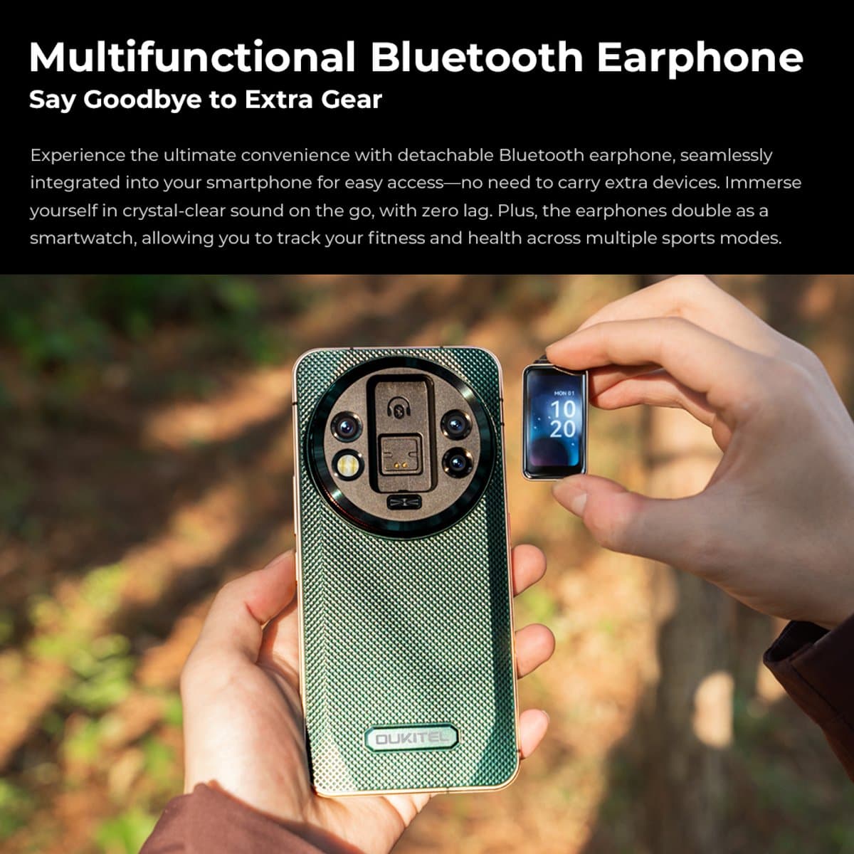 Robuuste Smartphone Groen - 8800 mAh Accu - 6.7 Inch IPS Scherm - Android 15 - 108 MP Camera - Dual SIM Mobiele Telefoon — afbeelding 1