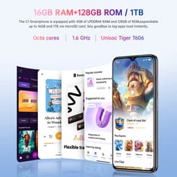OUKITEL C1 smartphone 4G-6,52 inch HD-16GB RAM-128GB opslag-5150mAh batterij-Android 15 — thumbnail 5