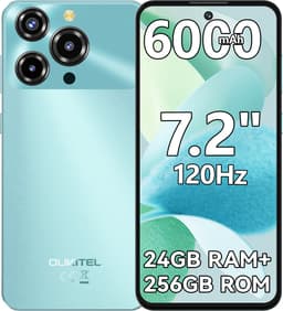OUKITEL C69 Smartphone 24GB RAM-256GB ROM-7.2 inch HD-6000 mAh batterij-Android15 — thumbnail 1