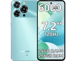 OUKITEL C69 Smartphone 24GB RAM-256GB ROM-7.2 inch HD-6000 mAh batterij-Android15