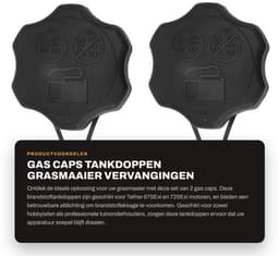 Tankdop Vervangingsnummer 594061 - Brandstoftankdop - Lichtgewicht - Geschikt voor 675Exi/725Exi - Voorkomt Brandstoflekkage - ABS Materiaal — thumbnail 1