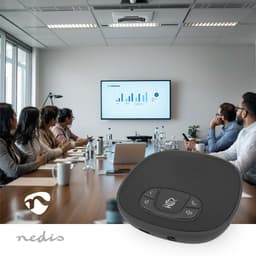 Nedis Microfoon - 360° geluid - Bluetooth 6.0 - Luidspreker voor Vergaderingen - Zwart — thumbnail 5