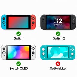 Docking Station geschikt voor Nintendo Switch 2, Nintendo Switch OLED & Nintendo Switch - Zwart/rood — thumbnail 3