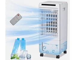 Puluomis Aircooler / Luchtkoeler – Met Koelelementen, 7L Watertank, Afstandsbediening, Timer & LED Display – Voor Verfrissende Verkoeling - Geen Mobiele Airco, Maar Effectief Alternatief Zonder Slang — afbeelding 1