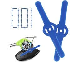 Draadsnijder Grasmaaier - Reservemes Trimmer - Gazon Onderhoud - Intensief Gebruik - 100 Stuks - Blauw