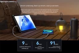 OUKITEL RT7 Titan 5G Robuuste Tablet - 32000mAh Batterij - 12GB +512GB - IP68/IP69K Waterdicht Schokbestendig - Dimensity 7050 Octa‑Core - Nachtvisiecamera voor Buitenwerk Industrie Avontuur — thumbnail 5