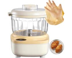 Automatische Kneedmachine - Deegmixer Keukenmachine - Deeg Maken - Krachtige DC Motor - 2 Liter Capaciteit - Wit