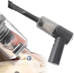 Draagbare draadloze mini-stofzuiger voor het reinigen van een bureau-naaimachine en autotoetsenbord, draadloze handheld met led-verlichting, klein volume, zuigkracht van 9000 Pa — thumbnail 4