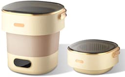 DIMICO - Mini Wasmachine 13L Opvouwbaar - Draagbare 2,5kg - Camping - Voor Ondergoed Babykleertjes Sokken Reizen Camper — thumbnail 1