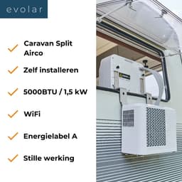 Evolar Mobiele Split Airco voor Caravan / Camper - 3-in-1 - 5000BTU - WiFi - Geen Gecertificeerde Installatie Vereist - EVO-SAC500CW — thumbnail 10
