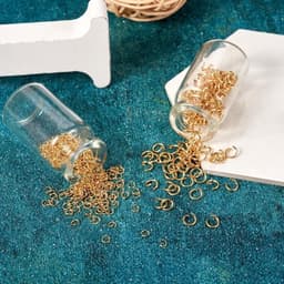 500 stuks open springringen van 304 roestvrij staal met echte 18K vergulde afwerking, ideaal voor sieraden maken en reparaties met duurzame kwaliteit — thumbnail 4