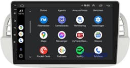 CarPlay autoradio geschikt voor Fiat 500 | 2007 t/m 2015 | Android 13 | Draadloos Apple CarPlay & Android Auto | 2GB + 32GB | Denago DNG-A408 | 2025 model | 2007 2008 2009 2010 2011 2012 2013 2014 2015 | Bluetooth & Wifi — thumbnail 4