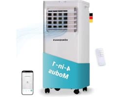 Mobiele Airco - Verkoeler Ventilator - Ruimte Koelen - 4-in-1 Functionaliteit - 7000 BTU - Wit
