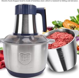 Keukenmachine - Voedselhakker - Eten Bereiden - Krachtige 500W Motor - 5L Kom - Roestvrij Staal — thumbnail 5