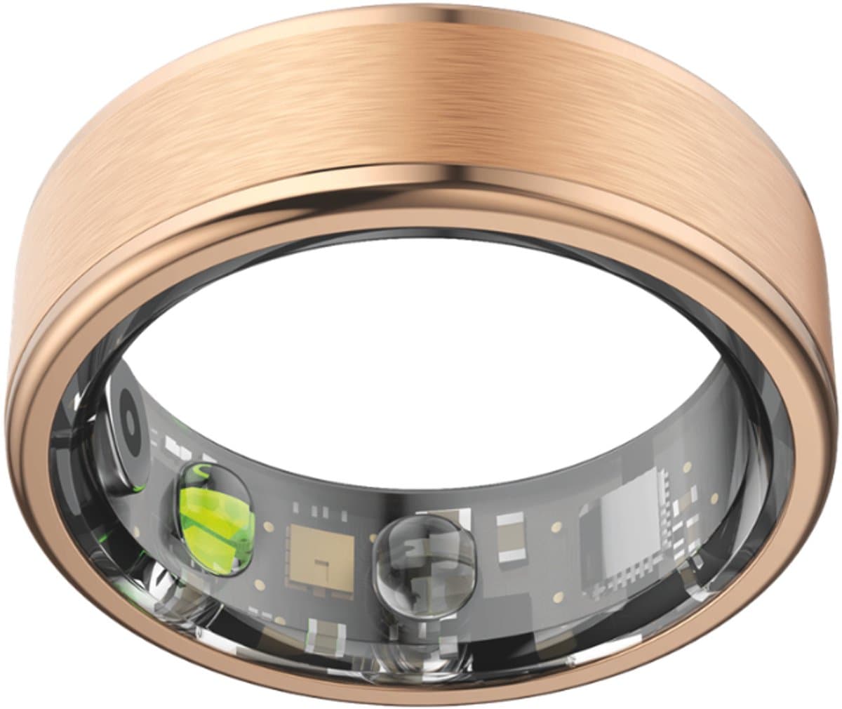 NOLATR Plus, Slimme Ring met Stappenteller, Activiteitstracker & Hartslagmeter – Zonder Abonnement & Nederlandse App – Goud – Maat 9 — afbeelding 1