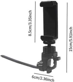 Universele Lier Telefoonhouder voor Blaasinstrumenten – Stevige Smartphone Standaard voor Trompet, Klarinet & Saxofoon – Marching Band Muzieklyra – 1 Stuk — thumbnail 5