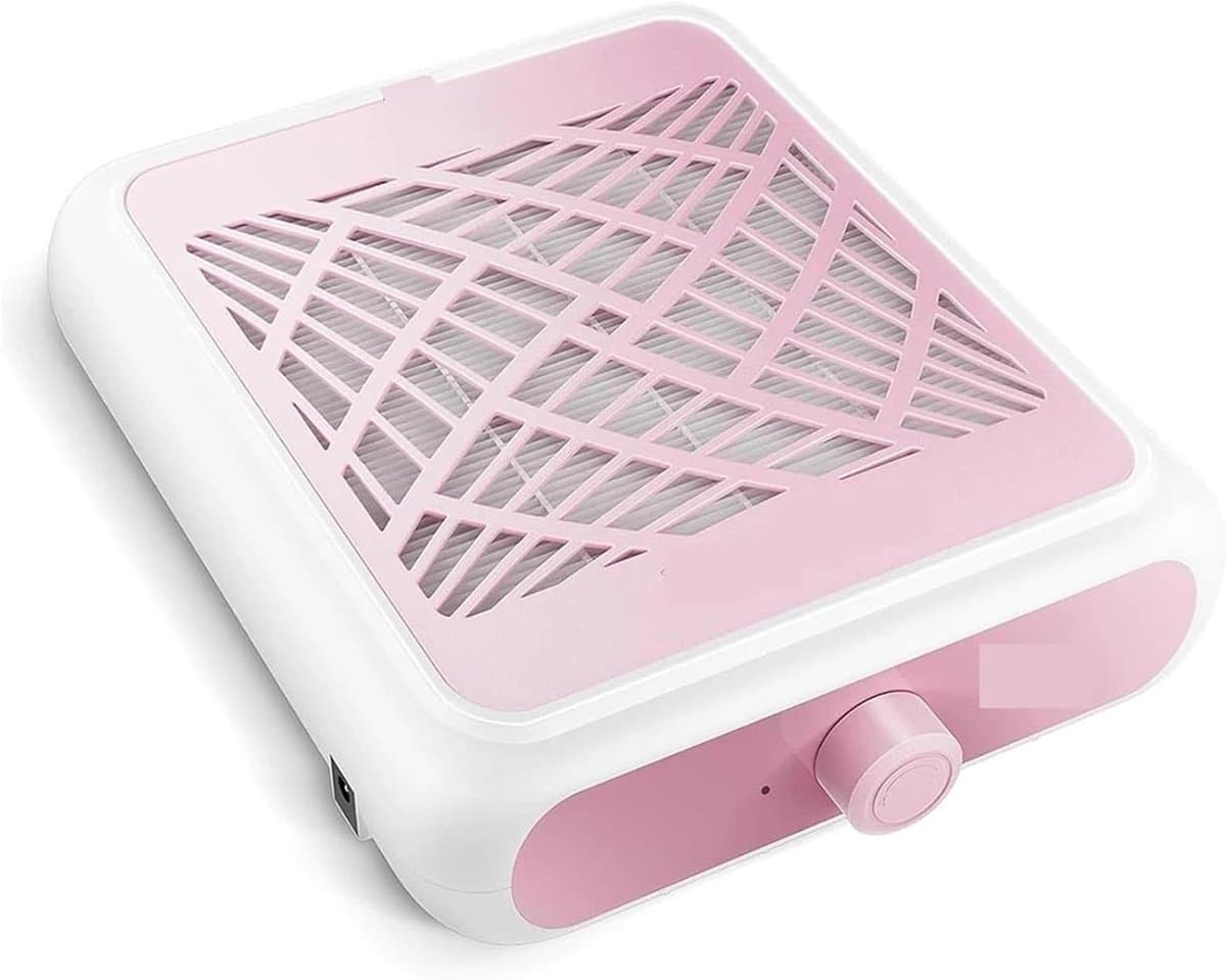 Nagelstofzuiger - Stofafzuiger nagels - Nageldesign - Krachtige zuigkracht 650 PA - 102 inch - Roze — afbeelding 1