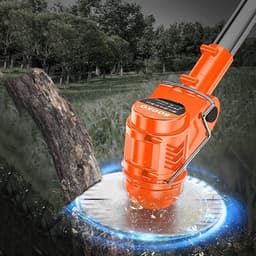 Elektrische Grasmaaier - Draadloos Tuingereedschap - Gazon Onderhoud - Lichtgewicht Ontwerp - 89 cm Lengte - Zwart — thumbnail 2