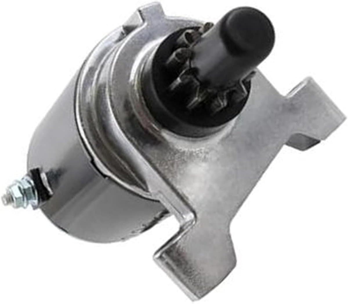 Grasmaaier Startmotor - Motoronderdeel Tuinmachine - Eenvoudig Starten - Betrouwbaar Startvermogen - 10 Tanden - Zwart — afbeelding 1