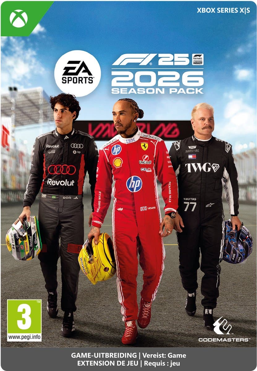 EA Sports F1 25 - 2026 Season Pack - Xbox Series X|S Download — afbeelding 1