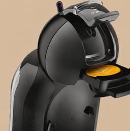 KRUPS NESCAFÉ Dolce Gusto MiniMe KP120810 - Koffiecupmachine - Antraciet / zwart + 2 bruin-beige mokken zonder oor + witte tegel "Jij bent goud" + tegelhouder — thumbnail 3