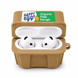 Eierrekje AirPods 4 Hoesje - Grappige Siliconen Beschermhoes in Eierdoos Design - Schattig Cartoon Case voor Apple AirPods 4 - Schokbestendig - Leuk Cadeau voor Mannen en Vrouwen — thumbnail 1