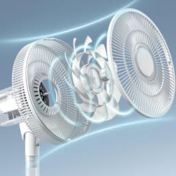 Staande Ventilator - Vloerventilator - Ruimte Koelen - Energiezuinig Ontwerp - 92 cm Hoog - Uniek — thumbnail 4