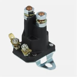 Startrelais Solenoïde - Motoronderdeel - Grasmaaier Starten - 4-polig 12V - 8x7.5x6.5 cm - Zwart — thumbnail 2