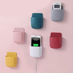 12 Stuks Afstandsbediening Houder - Afstandsbediening Wandhouder - Remote Controll Holder - Ab Houder - Opbergdoos Voor Wandmontage - Zelfklevende - Kleine Zelfklevende Organizer - Geschikt Voor Slaapkamers, Kantoren En Scholen — thumbnail 4