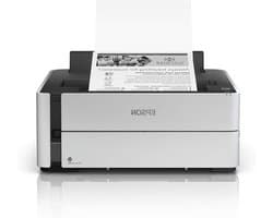 Inkjet Printer - Single Function Printer Zwart Wit Printer - Kosten Besparen - Hervulbare Inkt Tank - Din A4 - Zwart