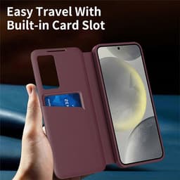Techsuit - SmartView Series - Samsung Galaxy S26 Ultra - Red — thumbnail 3