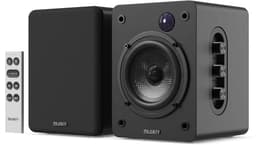 Majority D50X Bookshelf Speakers - Bluetooth - 60W -HDMI ARC - Stereo - Ingebouwde Versterker - Zwart — thumbnail 1